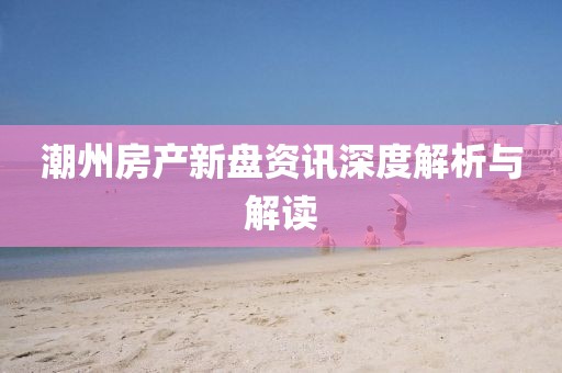 潮州房产新盘资讯深度解析与解读