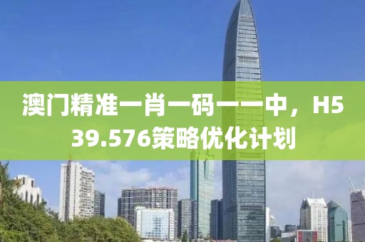 澳门精准一肖一码一一中，H539.576策略优化计划
