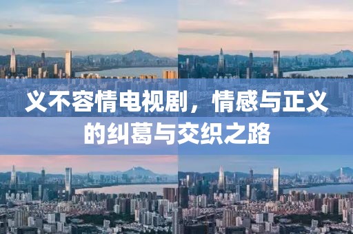 义不容情电视剧，情感与正义的纠葛与交织之路