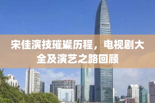 宋佳演技璀璨历程，电视剧大全及演艺之路回顾
