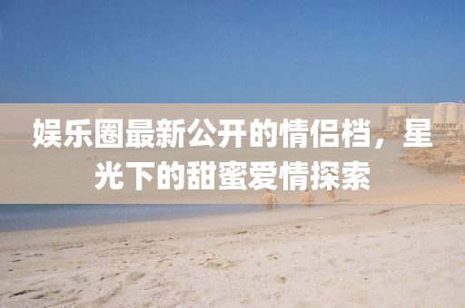 娱乐圈最新公开的情侣档，星光下的甜蜜爱情探索