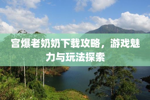 宫爆老奶奶下载攻略，游戏魅力与玩法探索