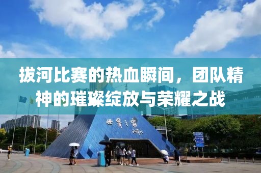 拔河比赛的热血瞬间，团队精神的璀璨绽放与荣耀之战