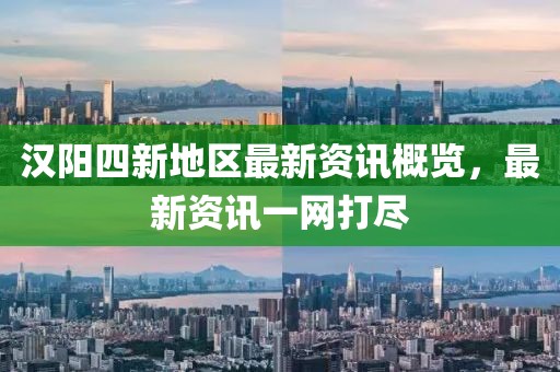 汉阳四新地区最新资讯概览，最新资讯一网打尽