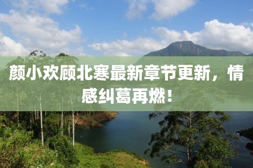 颜小欢顾北寒最新章节更新，情感纠葛再燃！