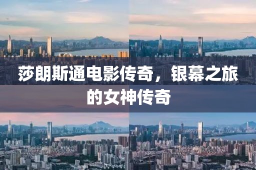 莎朗斯通电影传奇，银幕之旅的女神传奇