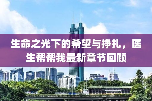生命之光下的希望与挣扎，医生帮帮我最新章节回顾
