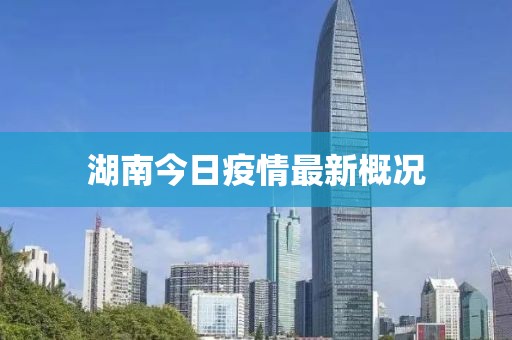 湖南今日疫情最新概况