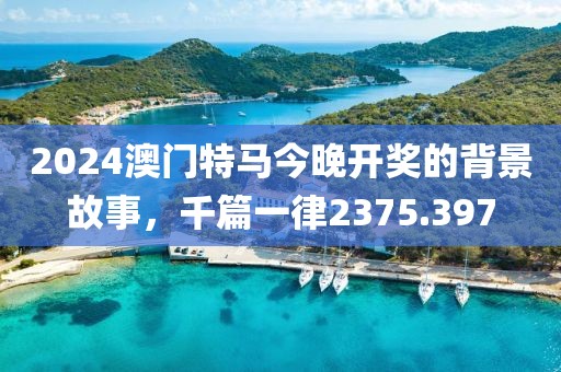 2024澳门特马今晚开奖的背景故事，千篇一律2375.397