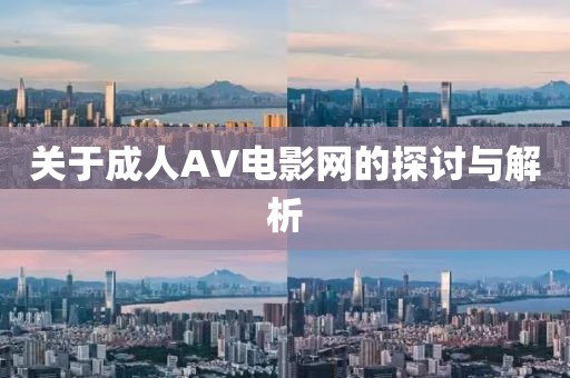 关于成人AV电影网的探讨与解析