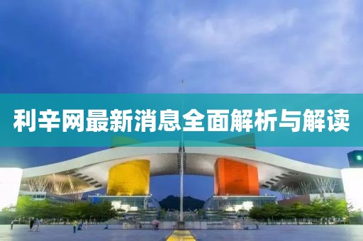 利辛网最新消息全面解析与解读