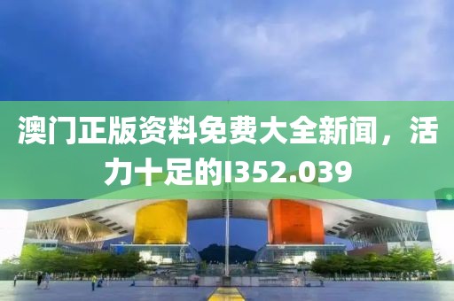 澳门正版资料免费大全新闻，活力十足的I352.039