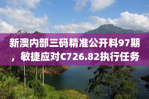 新澳内部三码精准公开料97期，敏捷应对C726.82执行任务
