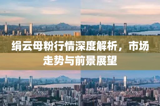 绢云母粉行情深度解析，市场走势与前景展望