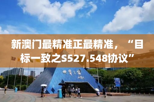 新澳门最精准正最精准，“目标一致之S527.548协议”