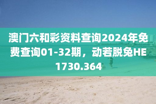 澳门六和彩资料查询2024年免费查询01-32期，动若脱兔HE1730.364