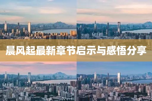 晨风起最新章节启示与感悟分享