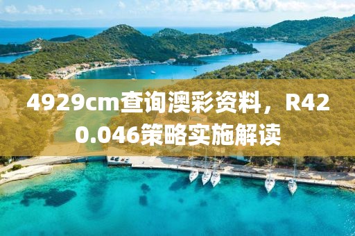 4929cm查询澳彩资料，R420.046策略实施解读