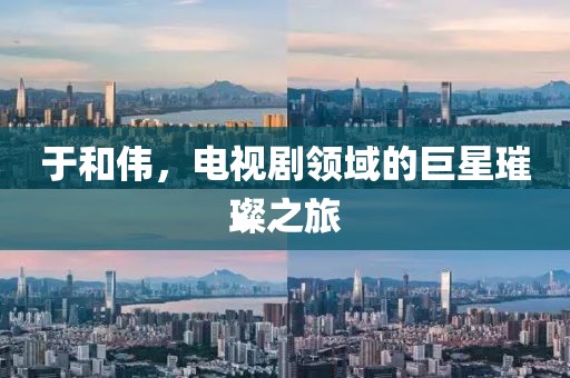 于和伟，电视剧领域的巨星璀璨之旅