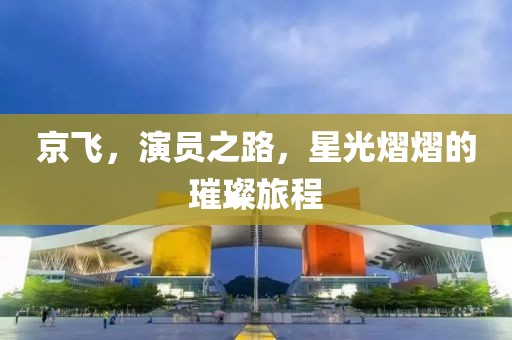 京飞，演员之路，星光熠熠的璀璨旅程