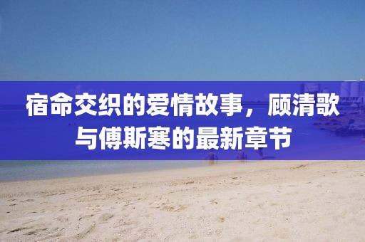 宿命交织的爱情故事，顾清歌与傅斯寒的最新章节