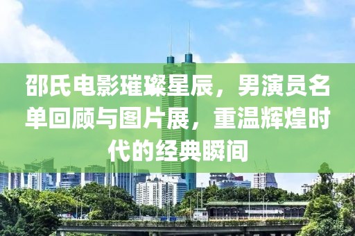 邵氏电影璀璨星辰，男演员名单回顾与图片展，重温辉煌时代的经典瞬间