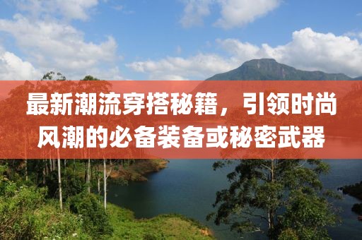 最新潮流穿搭秘籍，引领时尚风潮的必备装备或秘密武器