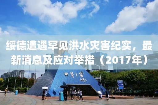 绥德遭遇罕见洪水灾害纪实，最新消息及应对举措（2017年）