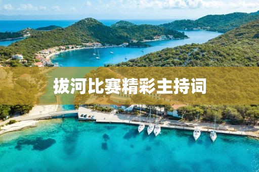 拔河比赛精彩主持词