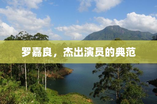 罗嘉良，杰出演员的典范