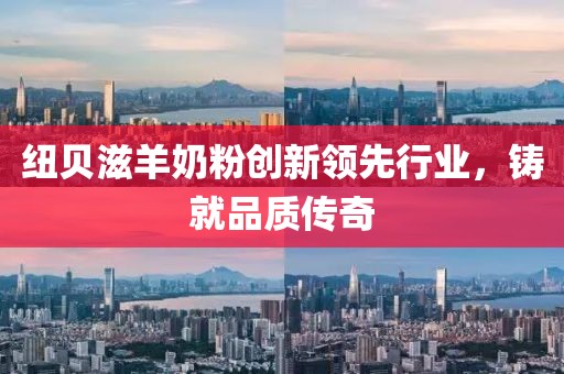 纽贝滋羊奶粉创新领先行业，铸就品质传奇