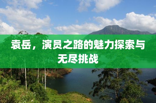 袁岳，演员之路的魅力探索与无尽挑战