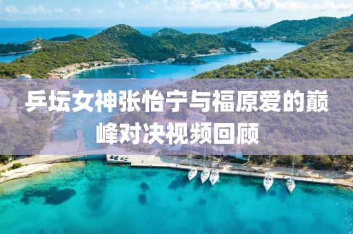 乒坛女神张怡宁与福原爱的巅峰对决视频回顾