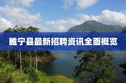 睢宁县最新招聘资讯全面概览
