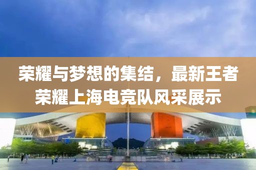 荣耀与梦想的集结，最新王者荣耀上海电竞队风采展示