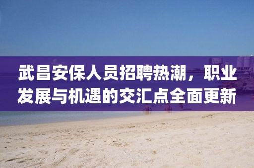 武昌安保人员招聘热潮，职业发展与机遇的交汇点全面更新