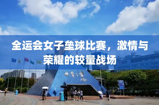 全运会女子垒球比赛，激情与荣耀的较量战场