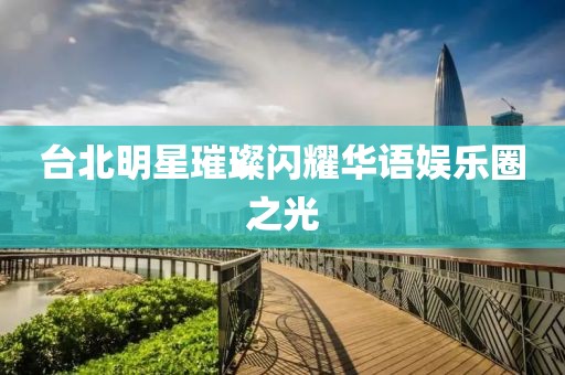 台北明星璀璨闪耀华语娱乐圈之光