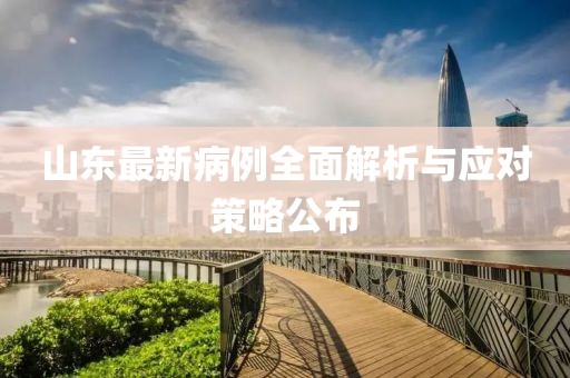 山东最新病例全面解析与应对策略公布