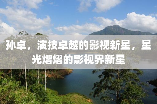 孙卓，演技卓越的影视新星，星光熠熠的影视界新星