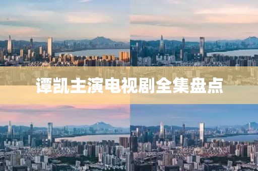 谭凯主演电视剧全集盘点