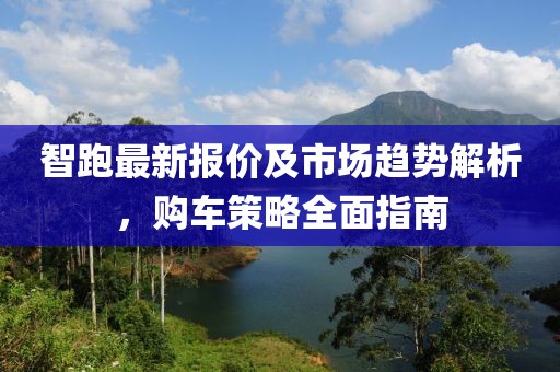 智跑最新报价及市场趋势解析，购车策略全面指南