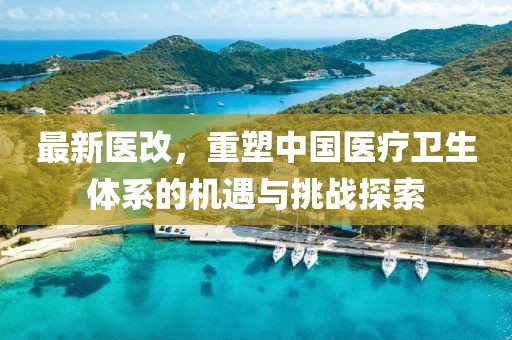 最新医改，重塑中国医疗卫生体系的机遇与挑战探索