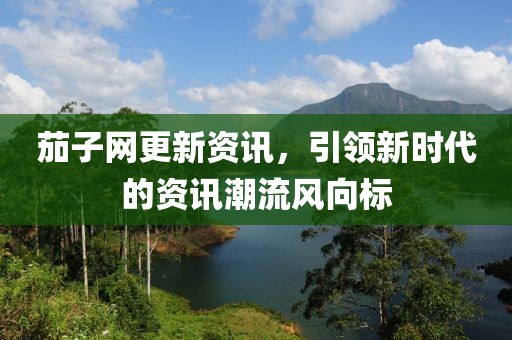 茄子网更新资讯，引领新时代的资讯潮流风向标