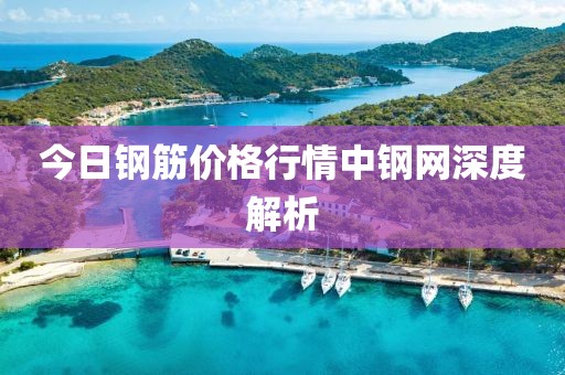 今日钢筋价格行情中钢网深度解析