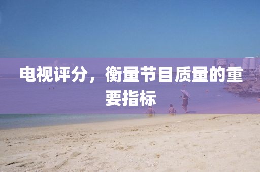电视评分，衡量节目质量的重要指标