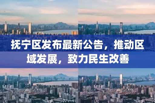 抚宁区发布最新公告，推动区域发展，致力民生改善