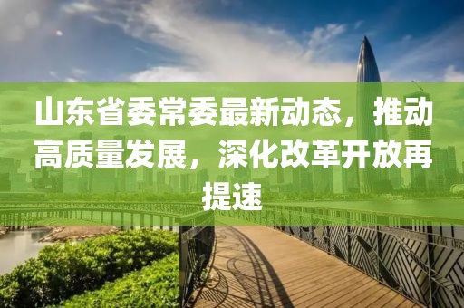 山东省委常委最新动态，推动高质量发展，深化改革开放再提速