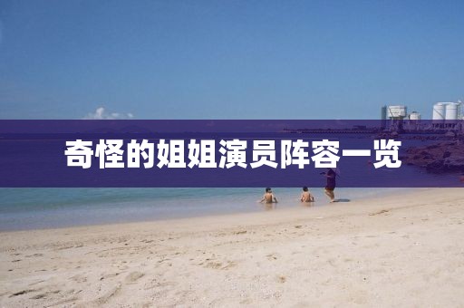 奇怪的姐姐演员阵容一览