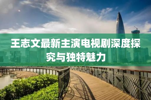 王志文最新主演电视剧深度探究与独特魅力